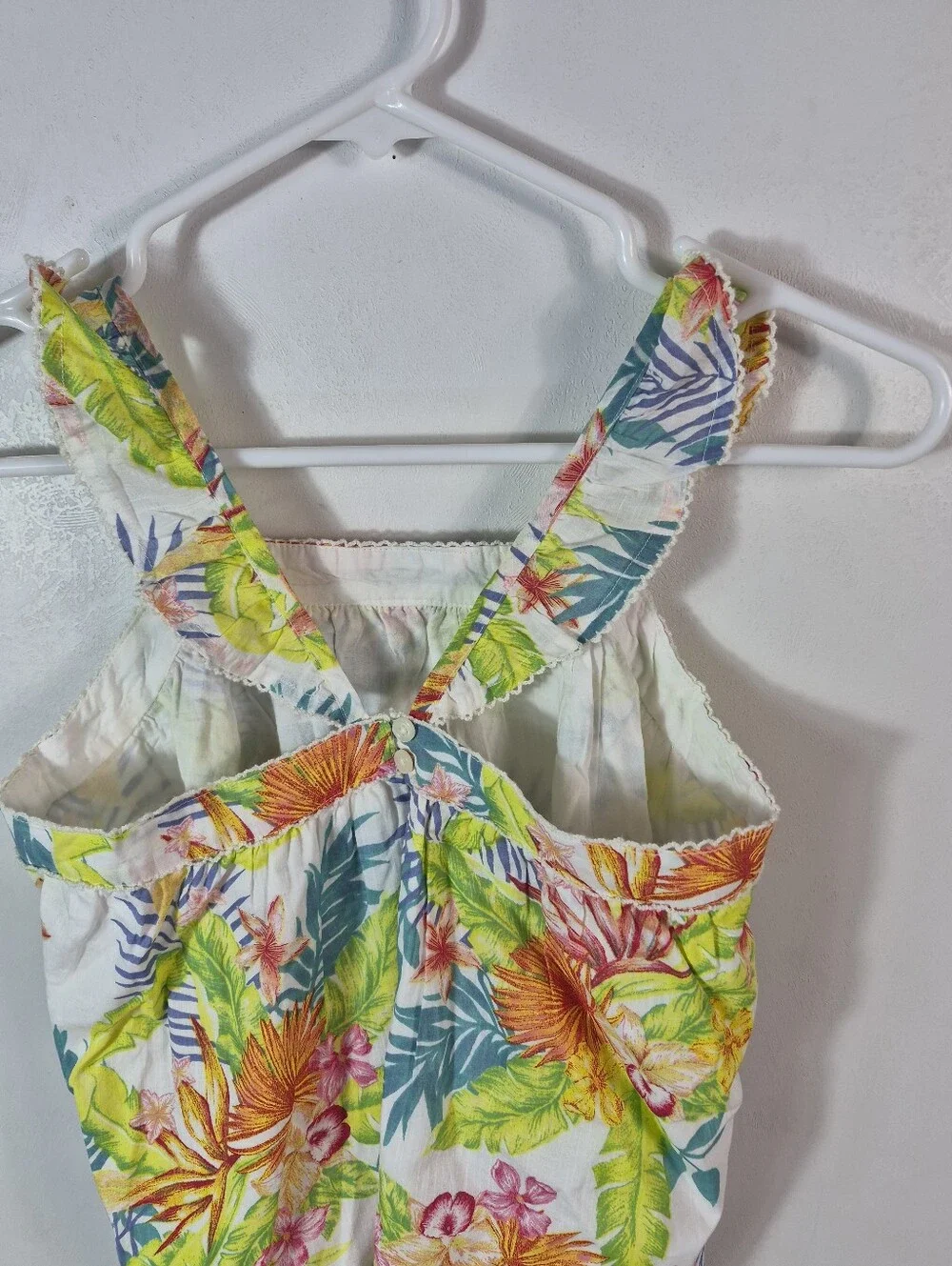 GAP Kids Floral Print Tank Top Large (10) Brand New